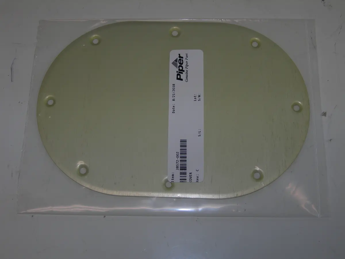 Cover, Plate - Inspection - Oval - 8 Holes - Piper 1