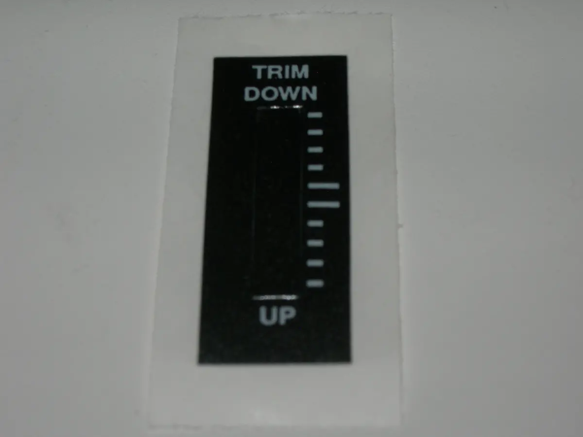 Label, Elevator Trim - Small - Ray Allen 1