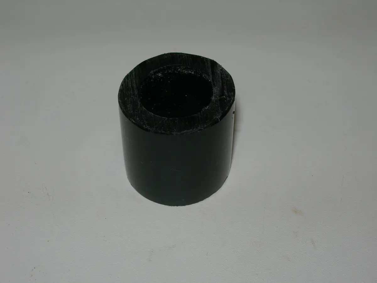 Bushing, 7/8" Od - 1/2" Id - 7/8" Ol - Black Plastic 1