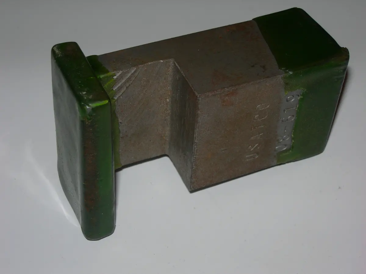 Bucking Bar - 3" X 1 1/2" X 1" - 2" X 1" Face - Ductile Iron 1