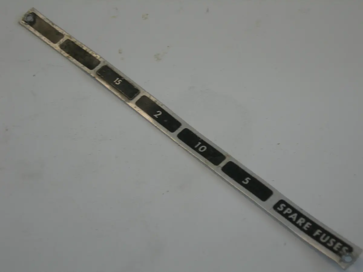 Placard, Fuse Ratings - Citabria 1
