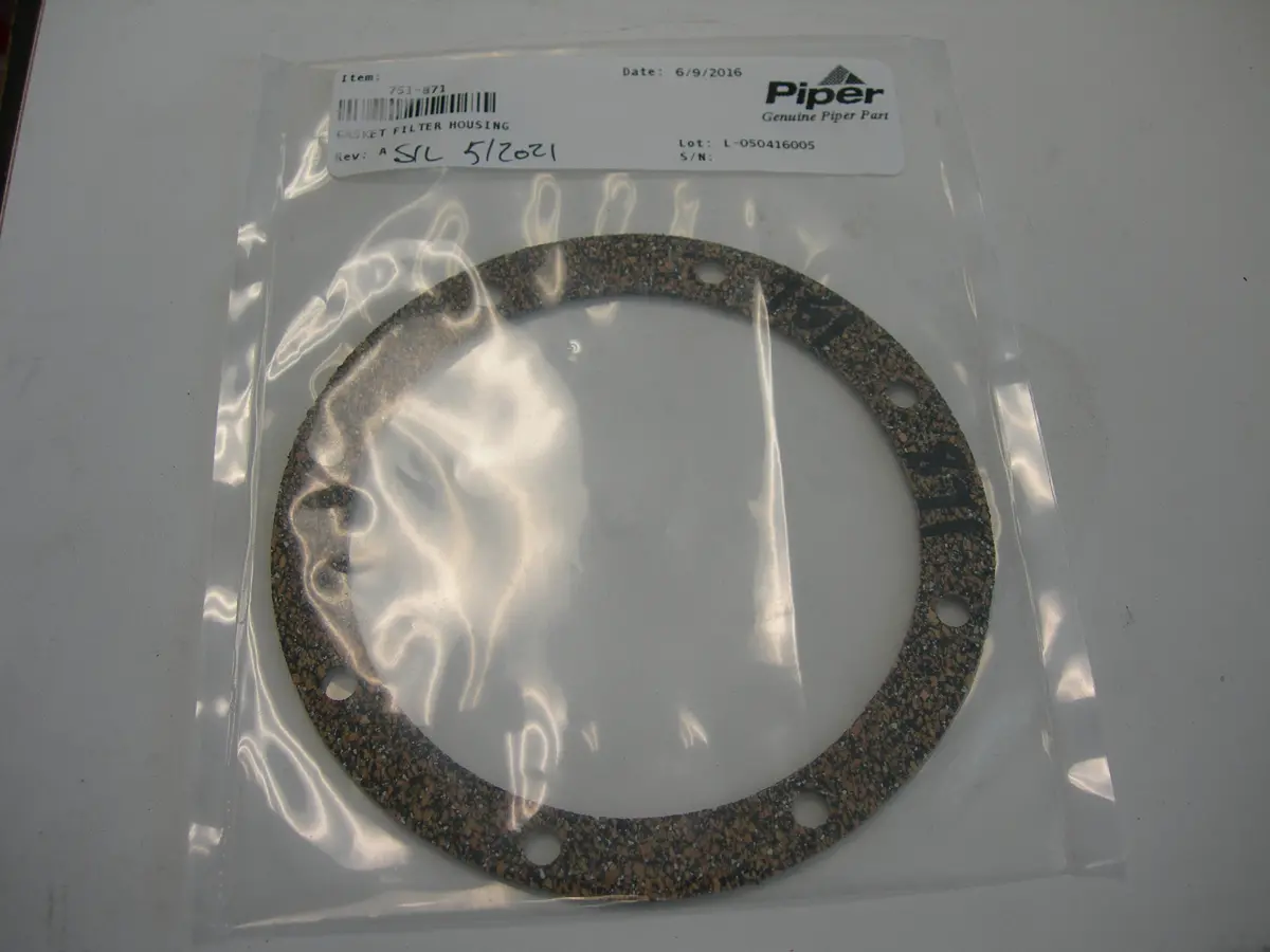 Gasket, Fuel Sump - Piper 1