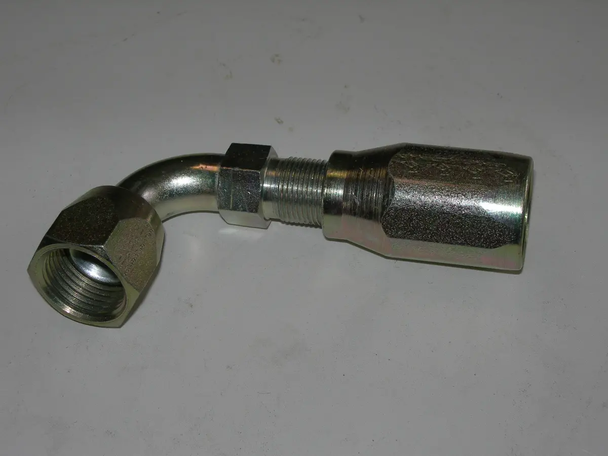 Fitting, Hose - 90' - High Pressure - #8 1