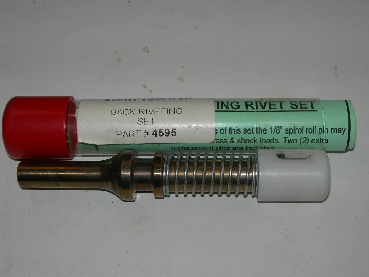 Set, Back Riveting - Avery Tools 1