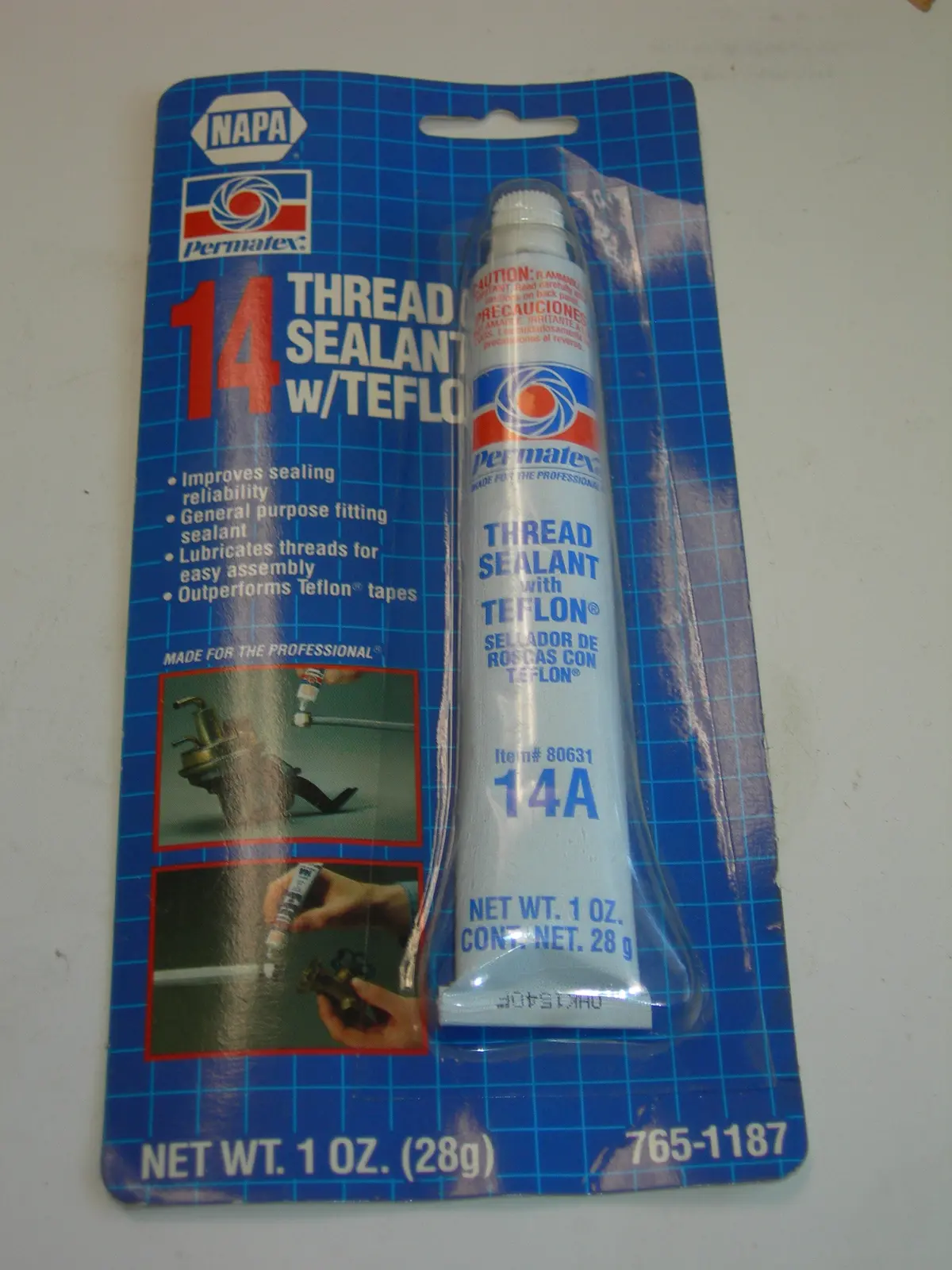 Sealant, Thread With Teflon - 1 Ounce - Permatex 1