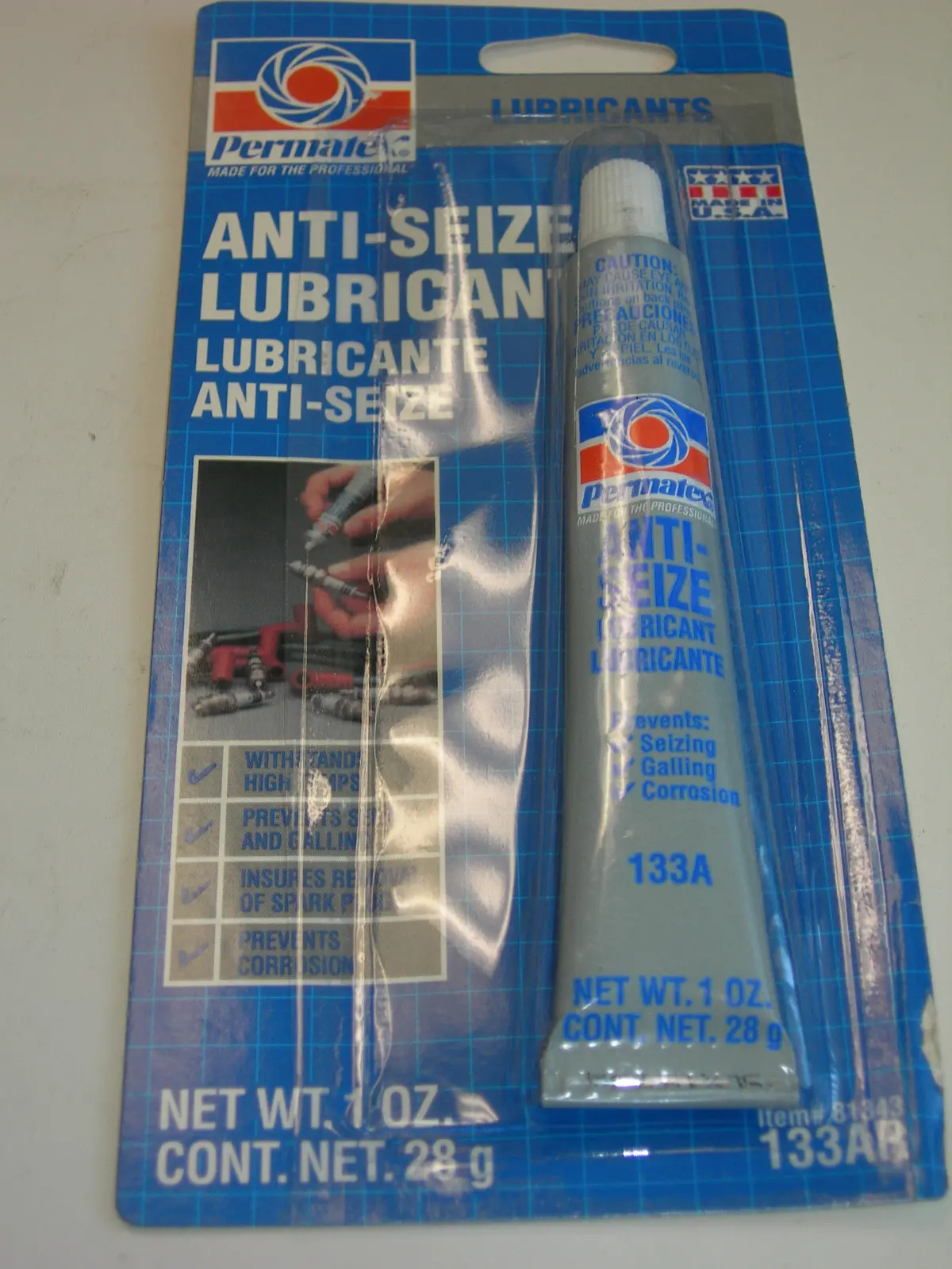 Lubricant, Anti-Seize - 1 Ounce - Permatex 1