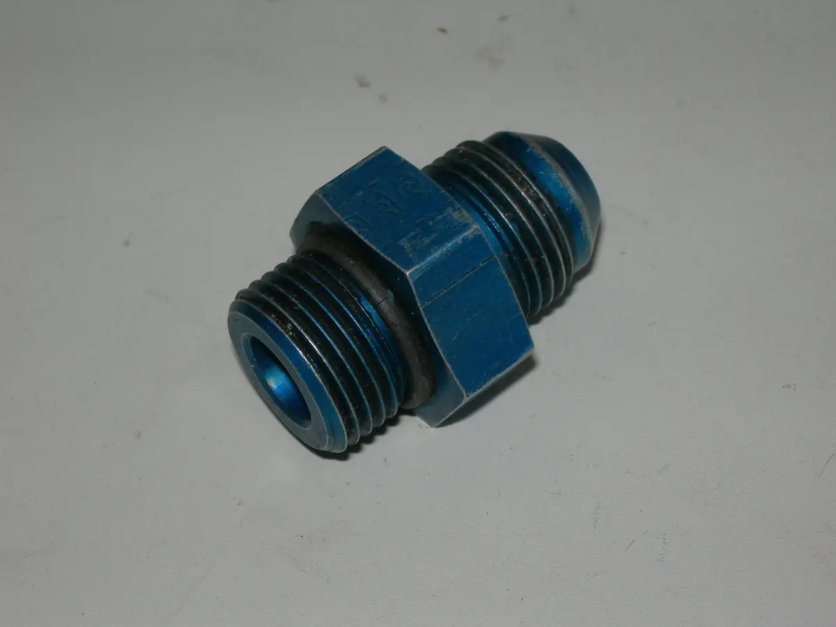 Adapter, Flareless - Tube To A Flared Tube - 1/2" Tube - .7500-16 Thread - 1.469 Ol 1