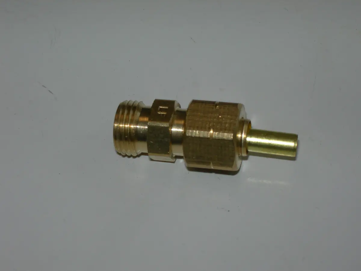 Union, Straight - 1/8" Npt To 1/4" Od Plastic Tube - Brass 1
