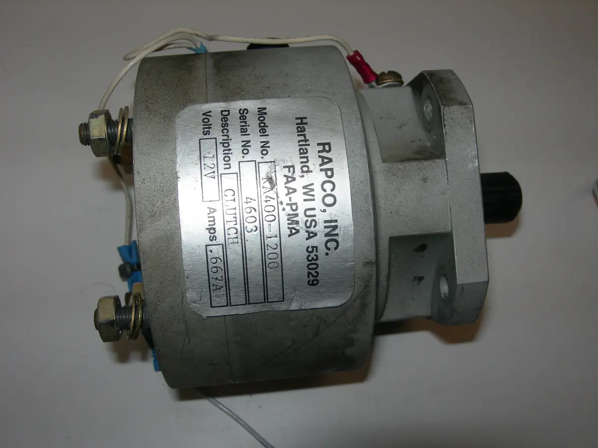 Clutch, Vacuum System - 12 Volt - Rapco 1