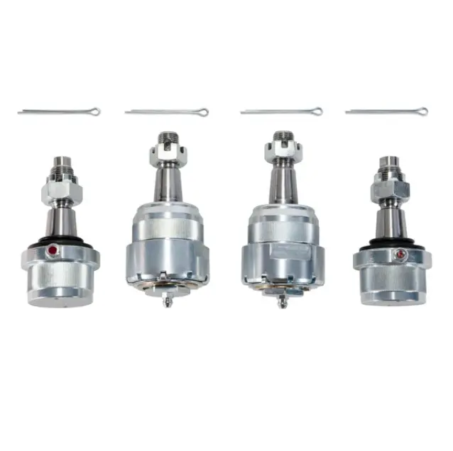 Dynatrac Heavy Duty Upper & Lower Knurled Front Ball Joint Kit For '07-'18 Jeep Wrangler Jk/Jku & '99-'04 Jeep Grand Cherokee Wj 1