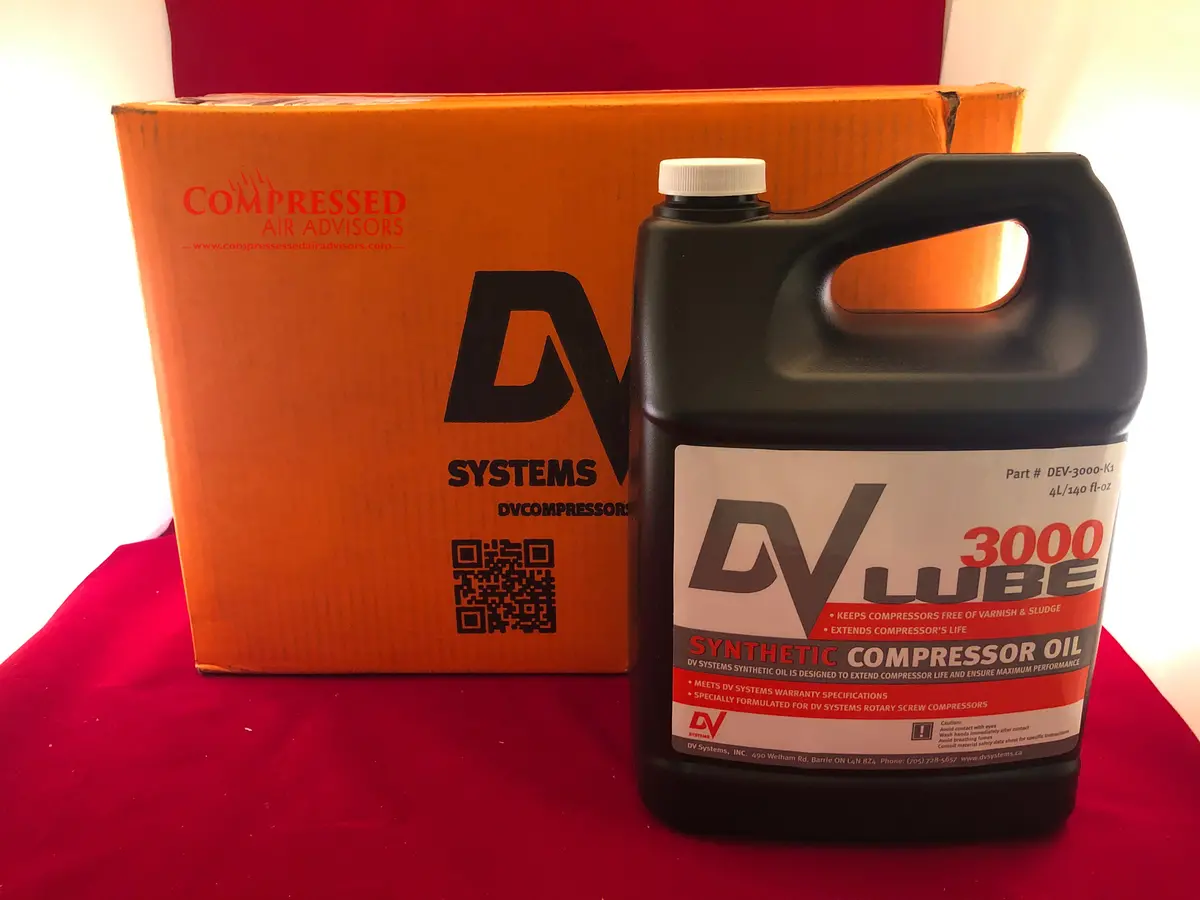 Dv Systems Dev 3000 - Synthetic Compressor Oil - 1 Case (4) Gallons 1