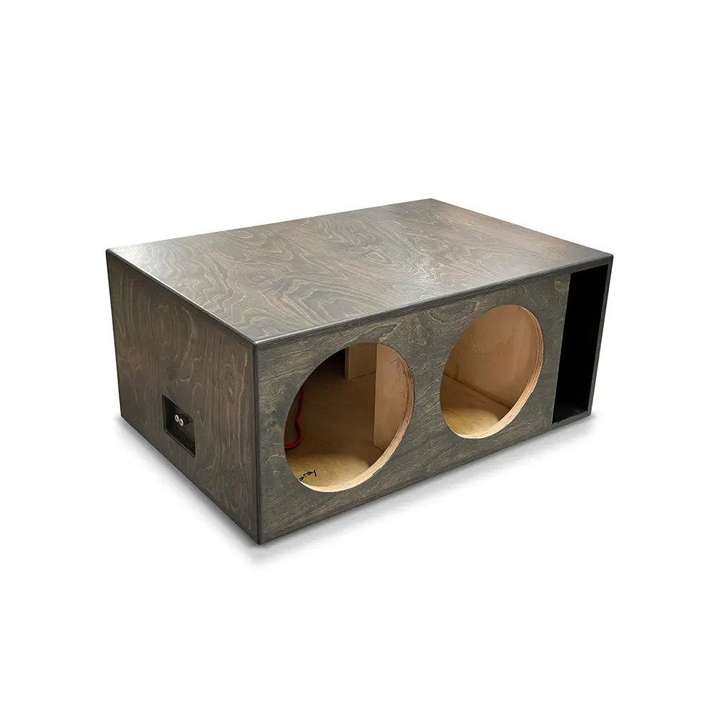 Birch Dual 12" Ported Subwoofer Enclosure 4.0 Cu.Ft. Sub Box 1