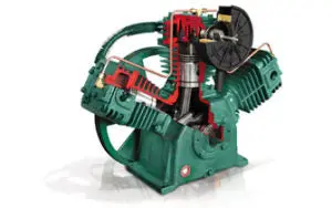 Fs-Curtis E-23 - Ca Series Bare Two Stage Reciprocating Air Compressor Pump,  2-3 Hp, Pn: Fe23ab 1
