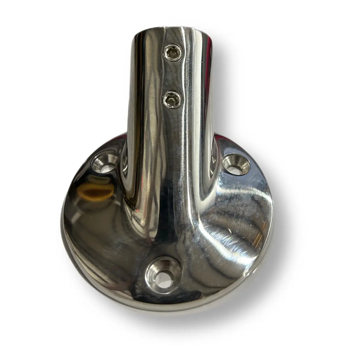 Marine Hardware 30° 7/8" Round Base Fitting, 2-1/2" Diameter, Ssfb66077 1