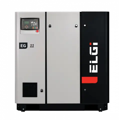 Elgi Eg 11 Base Mount Oil-Injected Rotary Screw Air Compressor – 15 Hp 1