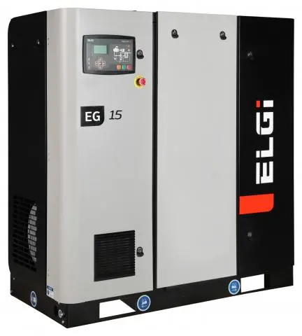 Elgi Eg 15 Base Mount Oil-Injected Rotary Screw Air Compressor – 20 Hp 1