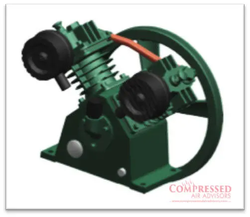 Fs-Curtis Es-06 - Ca Series Bare Single Stage Reciprocating Air Compressor Pump,  .75 Hp 1