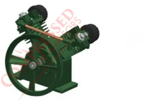 Fs-Curtis Es-10 -  Bare Air Compressor Pump 2Hp, Pn: Fes10ab 1