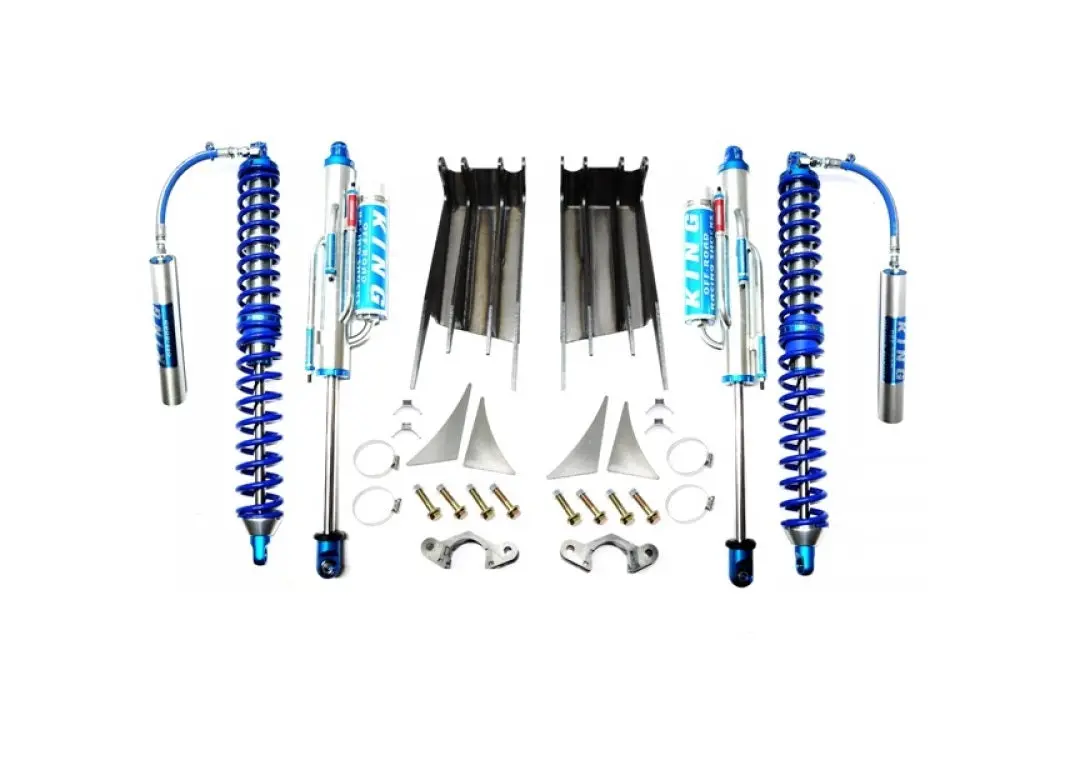 Evo Mfg Front Double Throwdown Coilover/Bypass Kit '07-'18 Jeep Wrangler Jk Jku 1