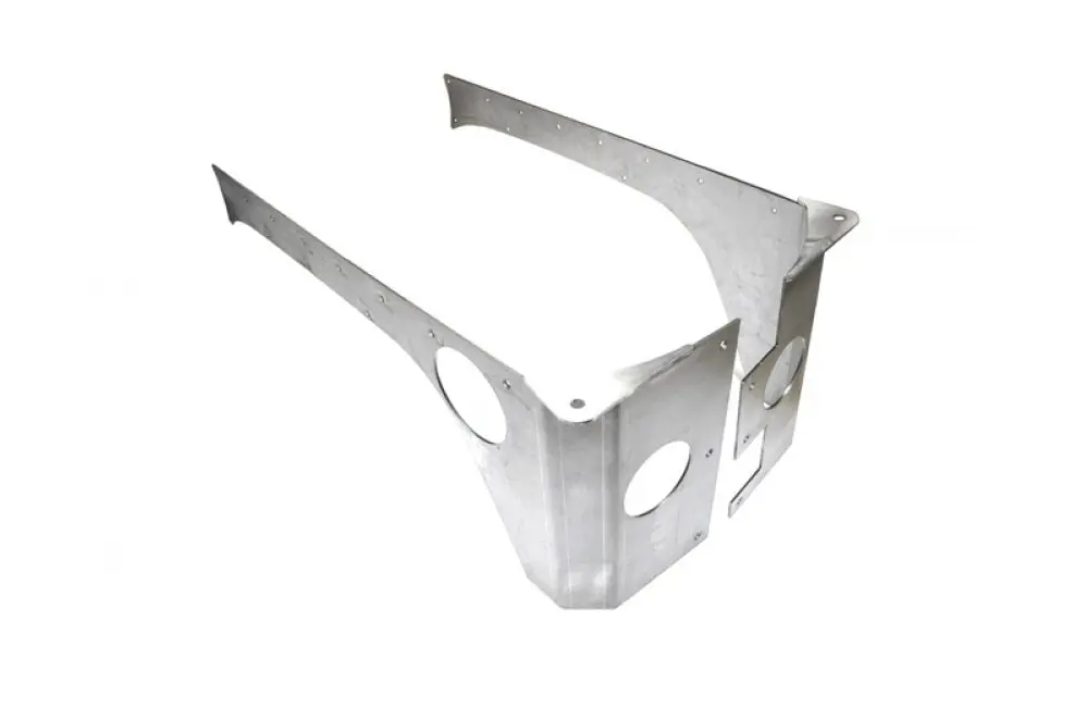 Evo Mfg Rear Rockskin Corners (Aluminum) For '07-'18 Jeep Wrangler Jku 4Door 1