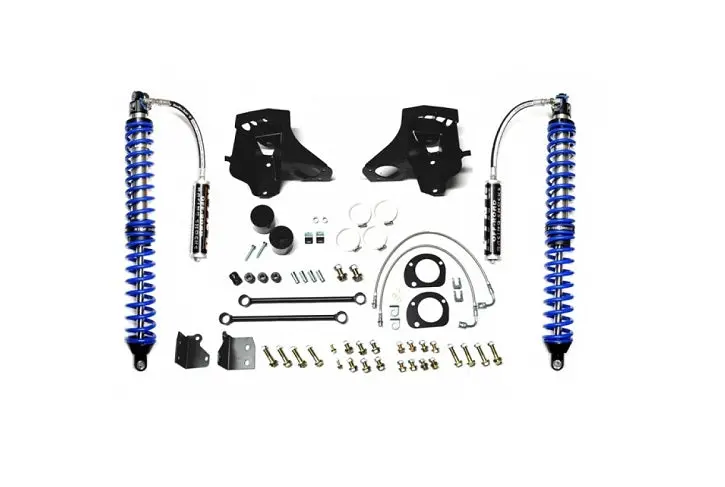 Evo Mfg Front Bolt-On Coilover Kit (Black) For '07-'18 Jeep Wrangler Jk Jku 1