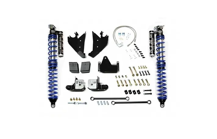 Evo Mfg Rear Bolt-On Coilover Kit (Black) For '07-'18 Jeep Wrangler Jk Jku 1