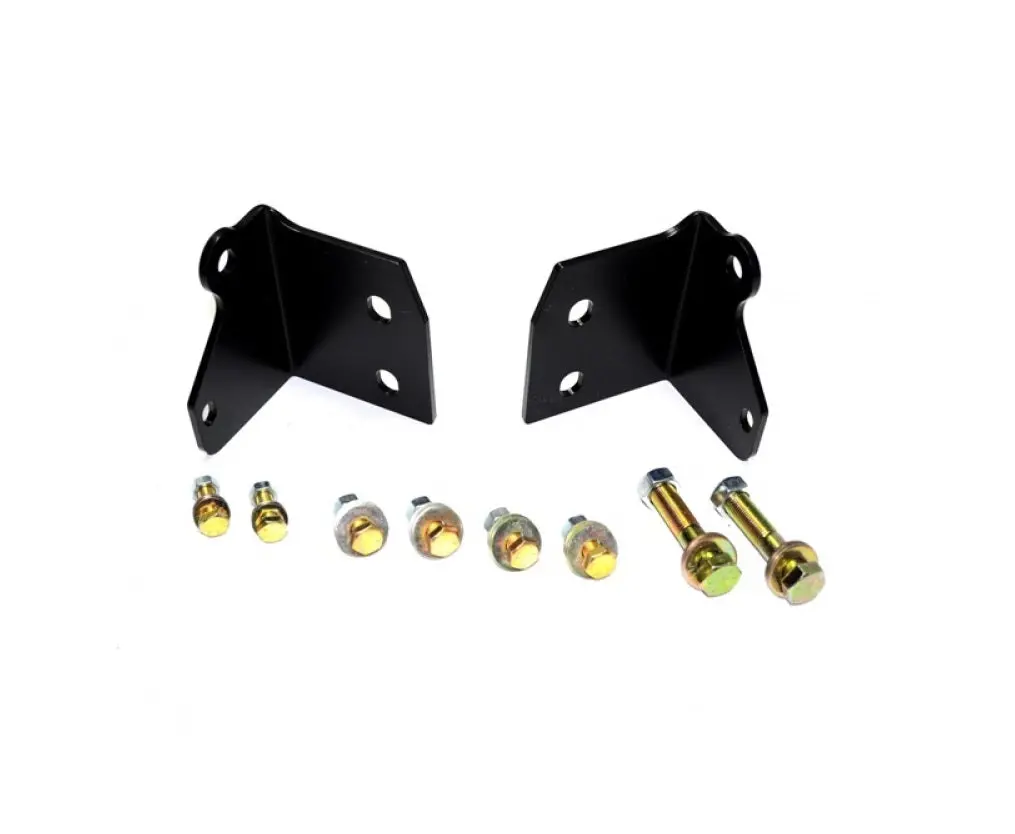 Evo Mfg Front Shock Relocation Bracket Kit For '07-'18 Jeep Wrangler Jk Jku 1