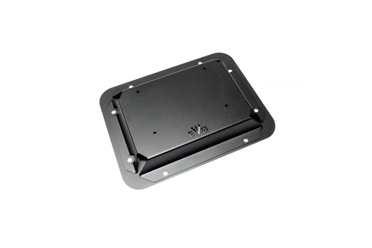 Evo Mfg Gate Plate (Black) For '07-'18 Jeep Wrangler Jk Jku Evo-1124B 1