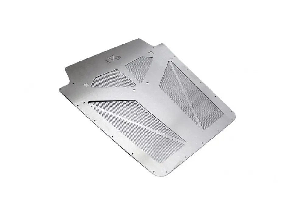 Evo Mfg Hood Breach, Dual Washer Spray For '07-'18 Jeep Wrangler Jk Jku 1