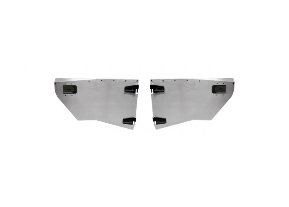 Evo Mfg Rear Half Door Set For '07-'18 Jeep Wrangler Jku 4Door Evo-1161Al 1