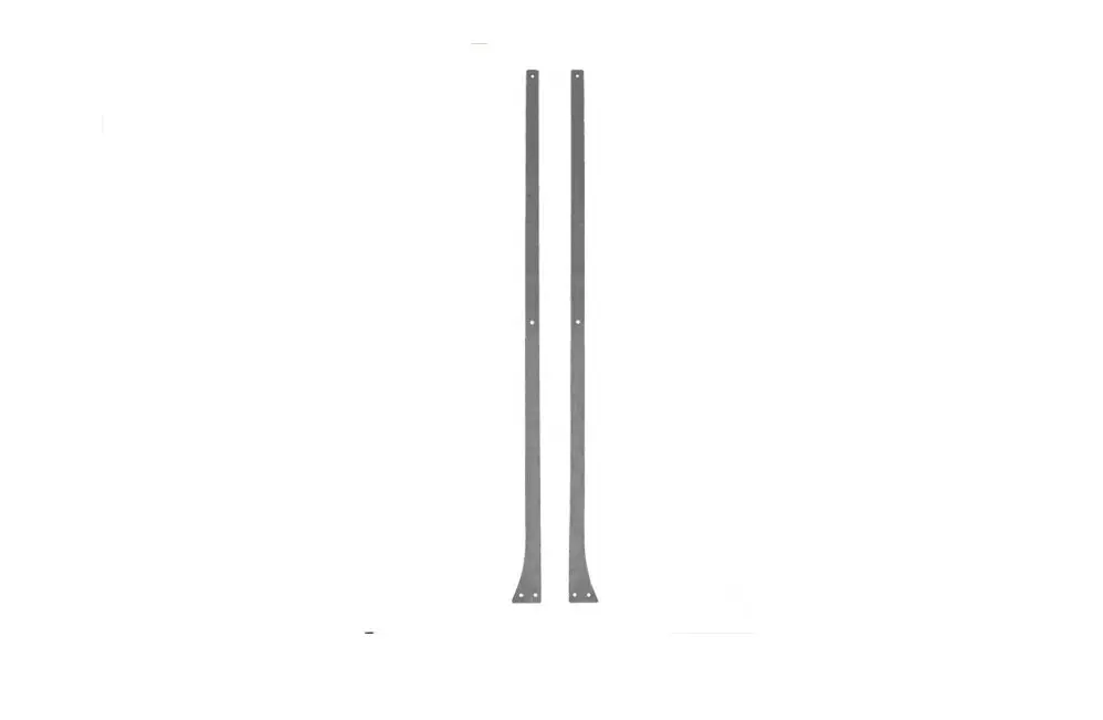Evo Mfg B-Pillar Rockskin (Raw Aluminum) For '07-'18 Jeep Wrangler Jku 4Door 1