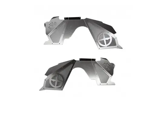 Evo Mfg Front Vented Inner Fenders - '07-'18 Jeep Wrangler Jk Jku (For Coilover) 1