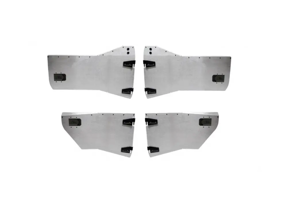 Evo Mfg Front & Rear Half Door Set For '07-'18 Jeep Wrangler Jku 4Door Evo-213Al 1