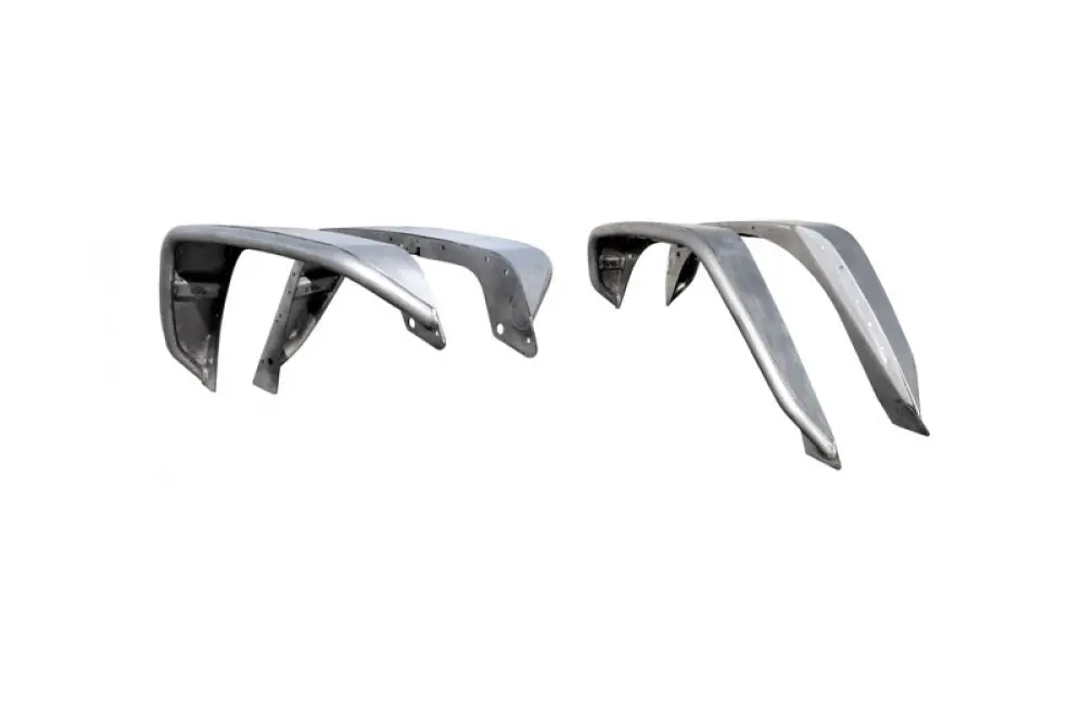 Evo Mfg Radius Front & Rear Fenders (Raw Steel) For '07-'18 Jeep Wrangler Jk Jku 1
