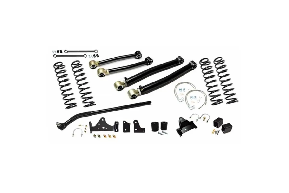 Evo Mfg Enforcer 4" Stage 2 W/ Evo Draglink Flip - '07-'18 Jeep Wrangler Jk Jku 1
