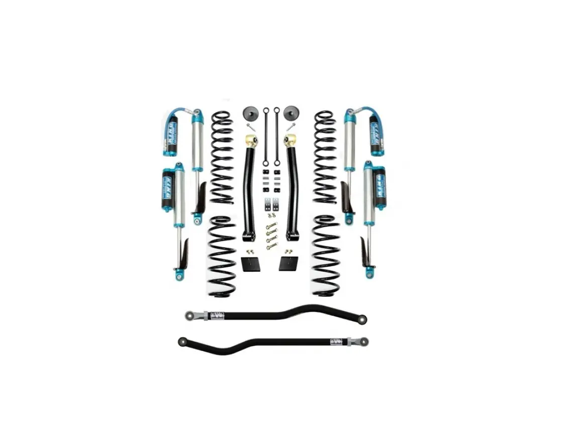 Evo Mfg 2.5 Enforcer Stage 2 Plus Evo Spec King 2.5 Shocks '18+ Jeep Wrangler Jl 1