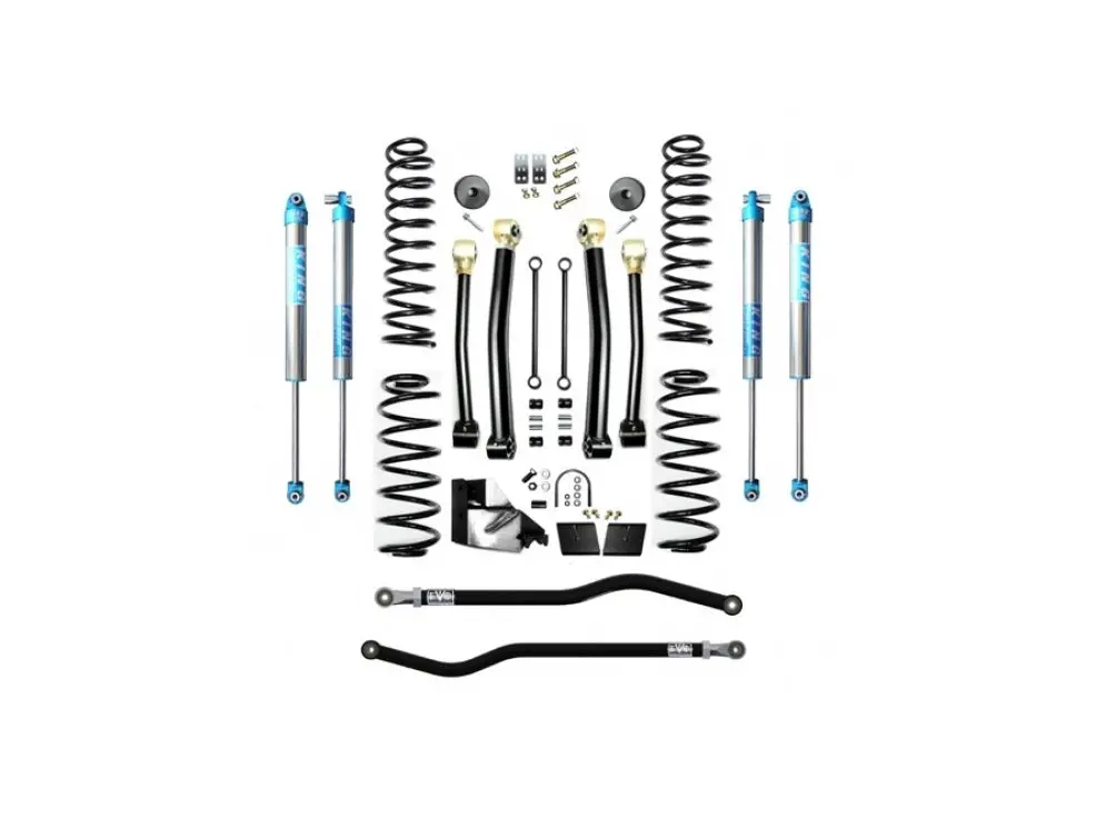 Evo Mfg 3.5 Enforcer Lift S3 Plus W/ Evo Spec 2.0 Shocks - '18+ Jeep Wrangler Jl 1
