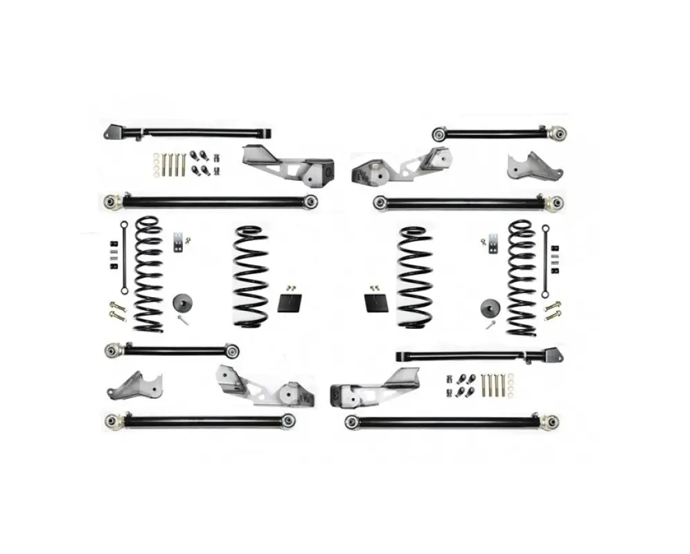 Evo Mfg 3.5" High Clearance Long Arm Suspension '18+ Jeep Wrangler Jlu 4 Door 1