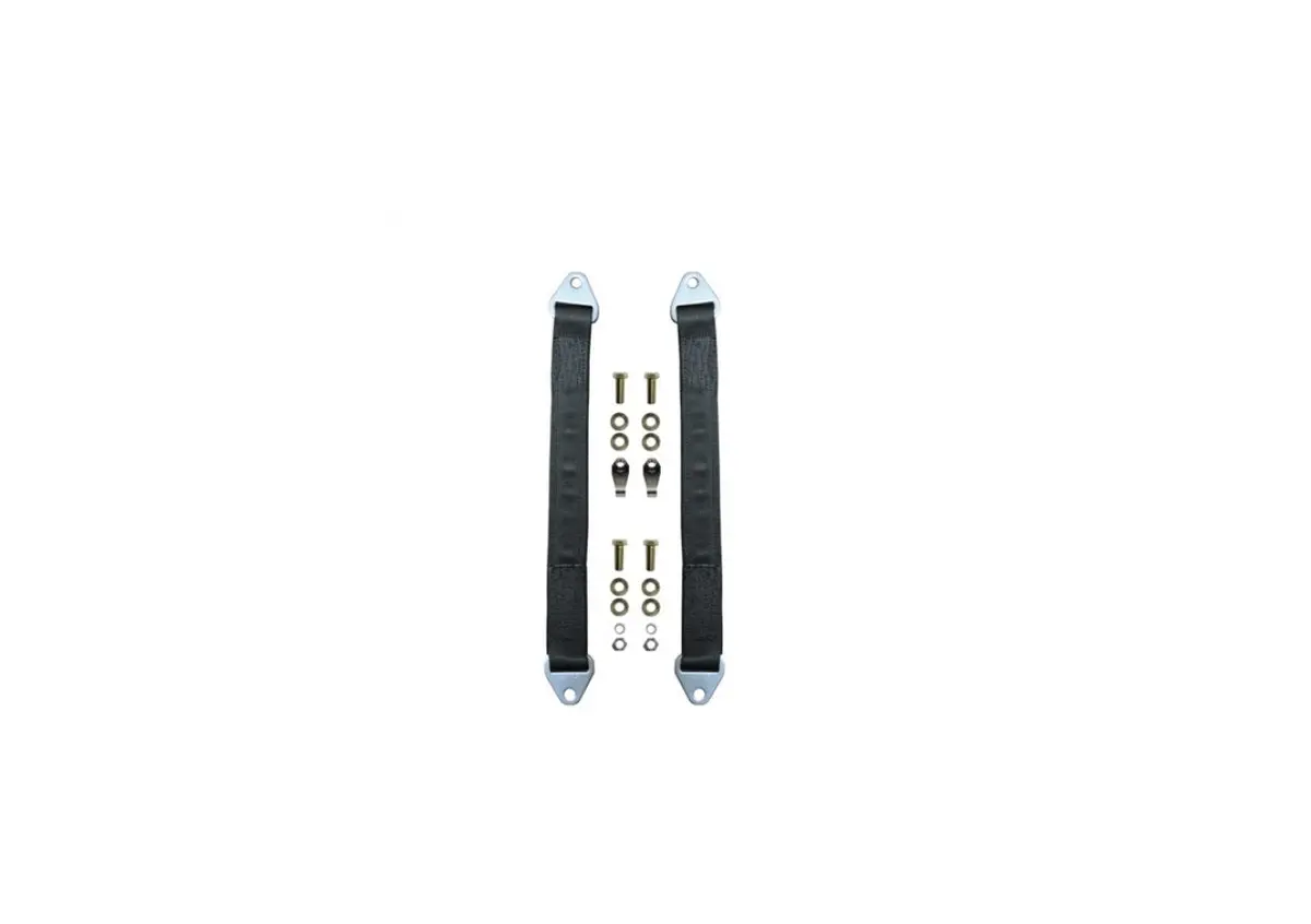 Evo Mfg Front Coilover Limit Strap Kit For '18-Current Jeep Wrangler Jl Jlu 1