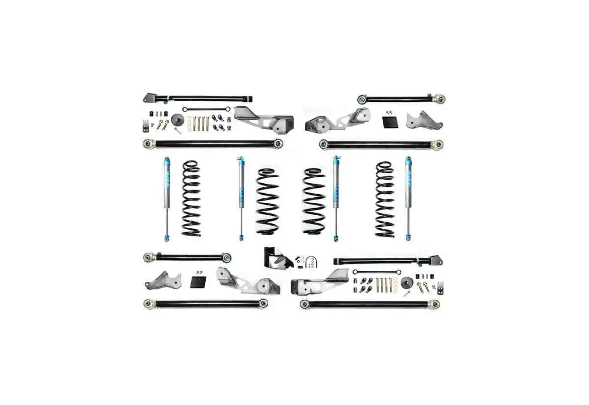 Evo Mfg 4.5" High Clearance Long Arm W/Evo Spec 2.0 Kings '18+ Jeep Wrangler Jlu 1