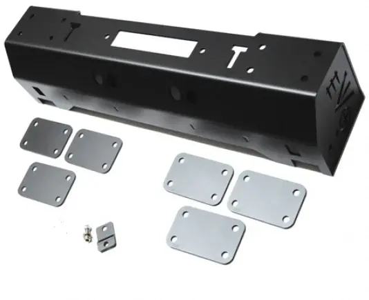 Evo Mfg Quarter Pounder Front Bumper (Black Powdercoat) For '07-'25 Jeep Wrangler Jk / Jl & '20+ Gladiator Jt 1