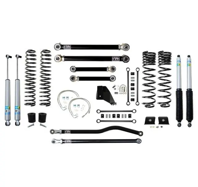 Evo Mfg Hd 4.5" Diesel Enforcer Plus Stage 3 W/Bilstein Shocks For '20+ Jeep Gladiator Jt 1