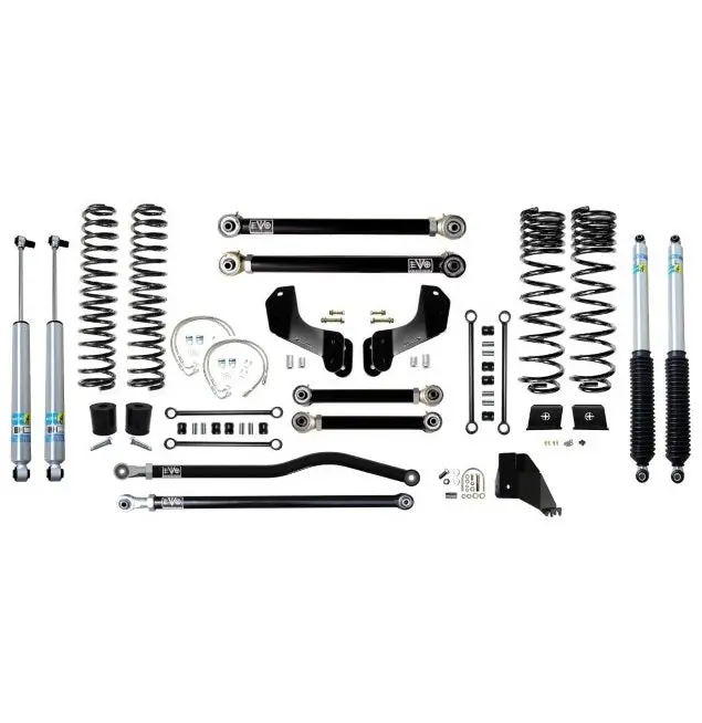 Evo Mfg Hd 4.5" Diesel Enforcer Overland Stage 3 Plus W/Bilstein Shocks - '20+ Jeep Gladiator Jt 1