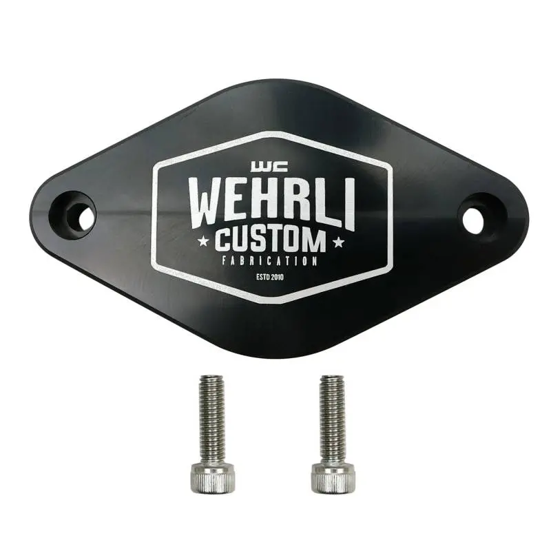Wcfab 2011-2016 Lml Duramax Turbo Resonator Billet Plate 1