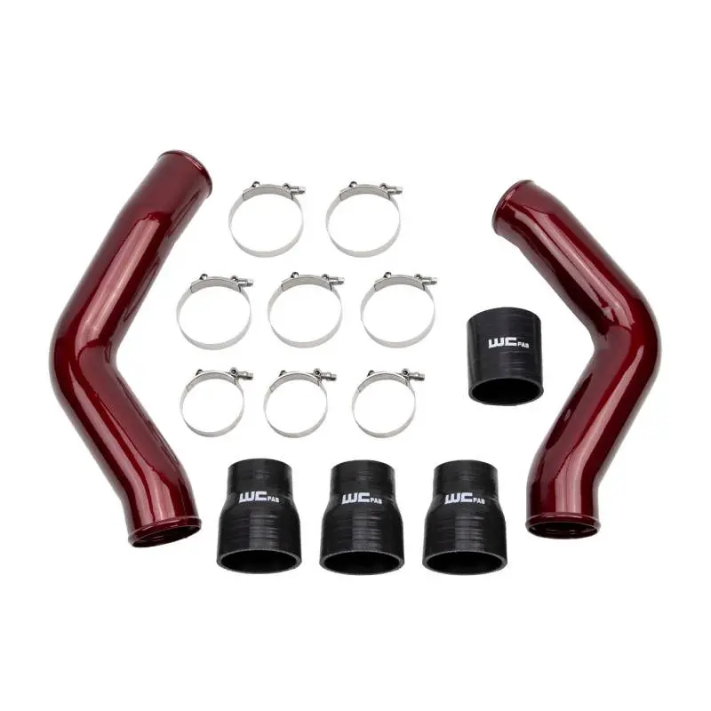Wcfab 2013-2018 6.7L Cummins Driver & Passenger Side 3.5" Intercooler Pipe Kit 2