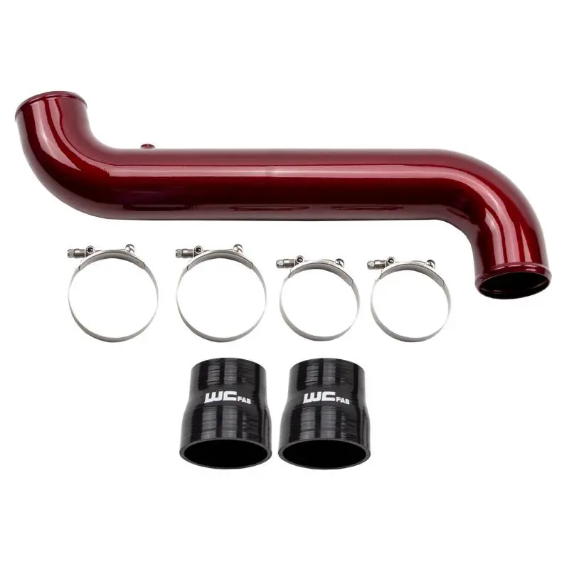 Wcfab 2011-2016 Lml Duramax 3.5" Passenger (Cold) Side Intercooler Pipe Kit 1