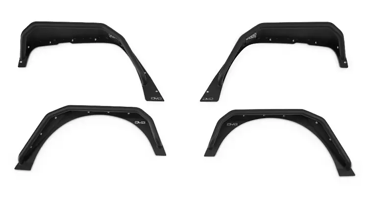 Dv8 Offroad Spec Series Fender Flares For '07-'18 Jeep Wrangler Jk / Jku 1