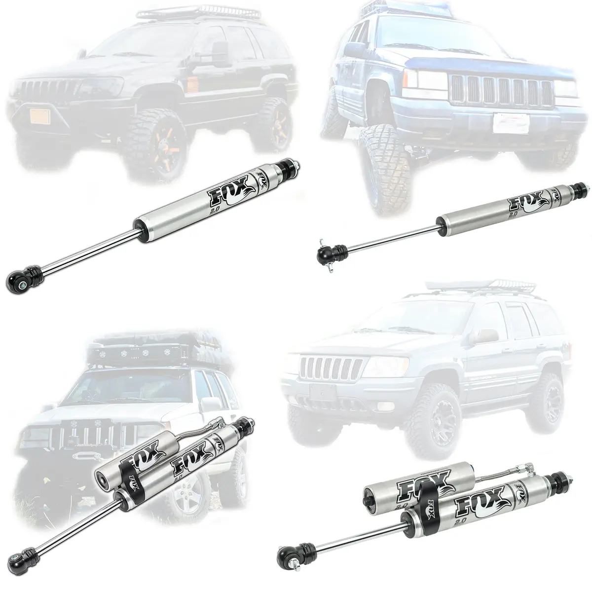 Fox 2.0 Performance Series Shocks For 1993-2004 Jeep Grand Cherokee Zj Wj 1