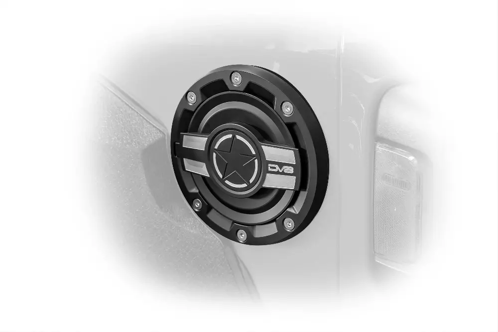 Dv8 Offroad Cnc Machined Fuel Door For '18+ Jeep Wrangler Jl / Jlu 1