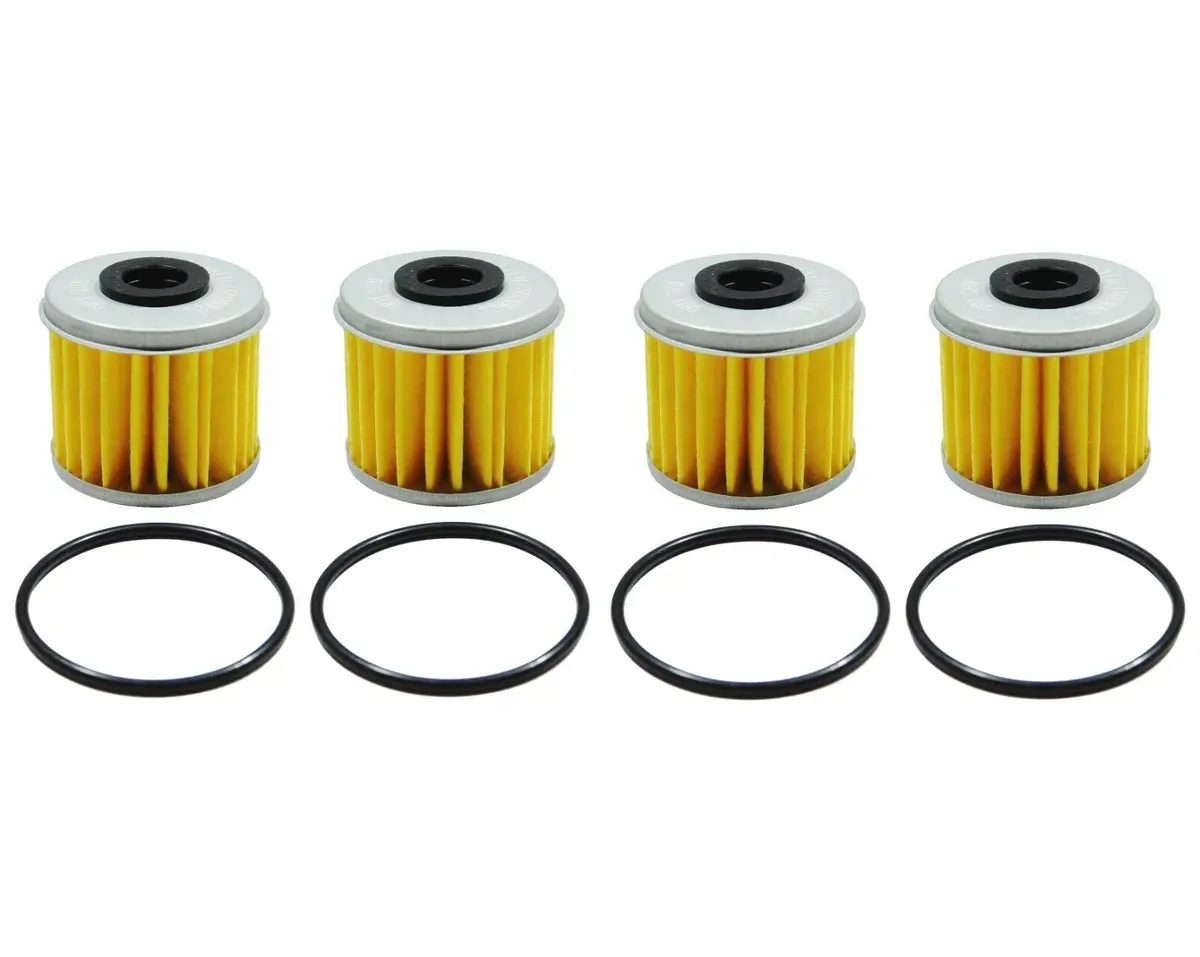 2004-2014 Honda Sportrax 450 Trx450 R Er Oem Oil Filter & O-Ring (Set Of 4) H82 1